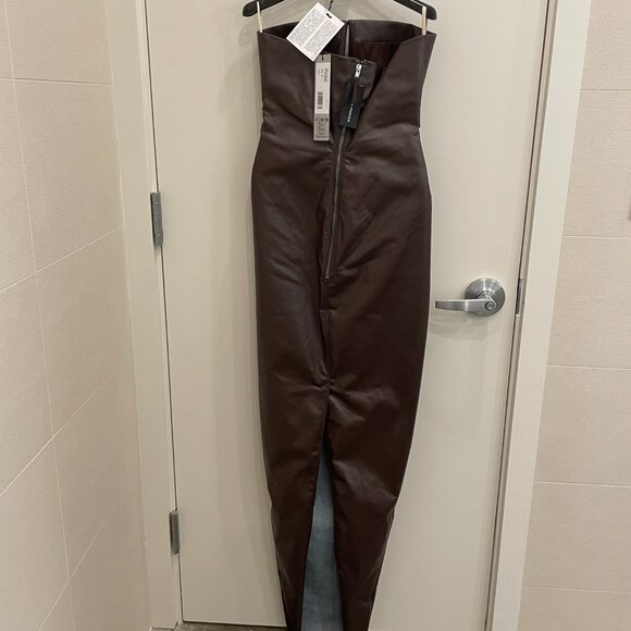 NWT's Rick Owens Prong Gown Brown Size 42 or US Size 6 - Picture 7 of 9